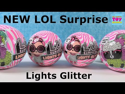 LOL Surprise NEW Lights Glitter Doll Pets Glow In The Dark Unboxing | PSToyReviews