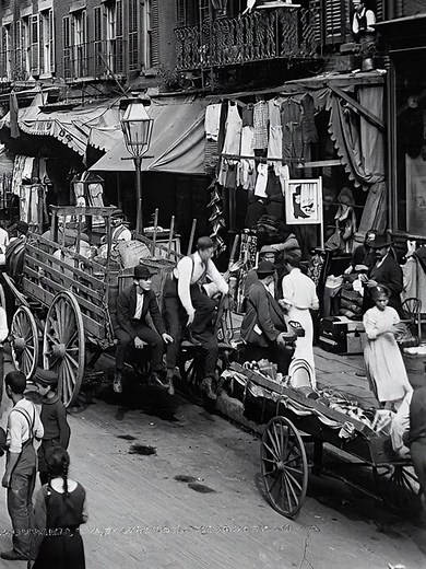 Historic Glow-Up 🔥 | Mulberry Street, NYC — 1900 (AI Restored) #OldNewYork #HistoryInColor #AIEnhanced #VintageNYC #MulberryStreet | The Heart Of USA