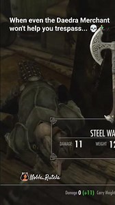 Even Daedra Respect Maven Black-Briar... 💀 #Skyrim