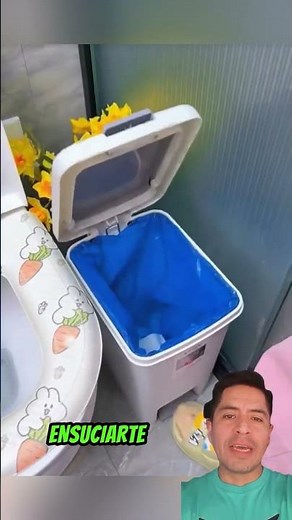 🗑️ Basurero con pedal que te facilita la vida en segundos