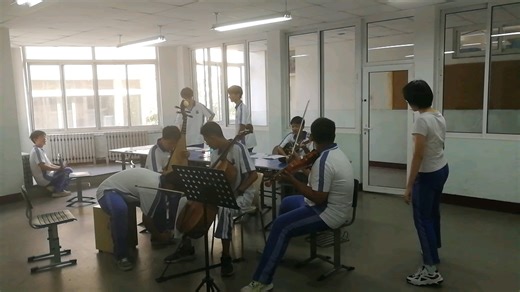 高一4班排练日常