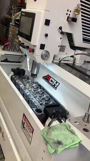 4.4K views · 83 reactions | Valve guide work and a fresh valve job on a 6.7 Cummins. Keeping these diesel workhorses tight and reliable where it counts. ️ #67Cummins #AdvancedCylinderHeads #valvejob #newen #valveguide #robinsmachines | Advanced Cylinder Heads, LLC | Facebook