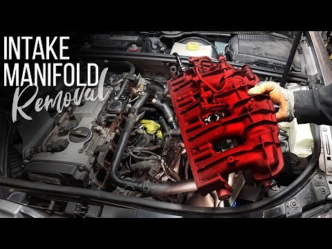 2005-2008 B7 Audi A4 Intake Manifold Removal Step by Step