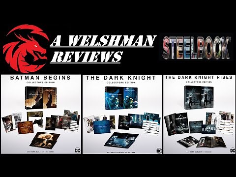 The Dark Knight Trilogy 4K Ultimate Collectors Steelbook Sets Review