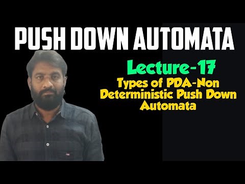NonDeterministic Push Down Automata || Lecture-17 || PDA || NPDA || FLAT || TOC