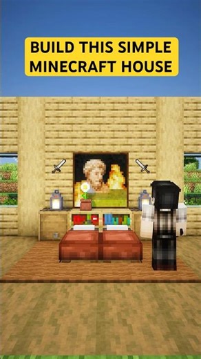 Simple Minecraft House Anyone Can Build! #minecraft