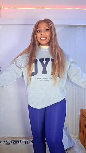 Women's Nyc Letter Print Hoodie, Ribbed Neck and Cuffs, Casual Loose-Fitting. #hoodie #sweatshirt #fashion #clothes #fypdong