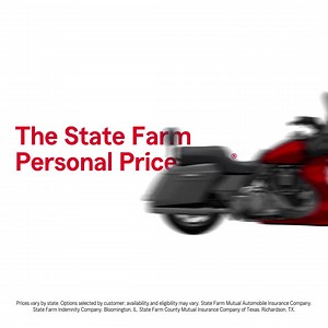 State Farm motorcycle insurance can make the ride affordable, with the Personal Price Plan®. | State Farm