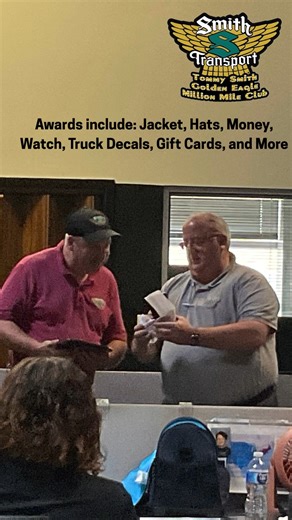 Congratulations, Bruce! | Smith Transport - Driver Recruiting Team