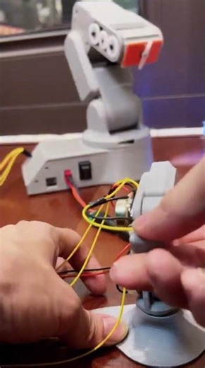 3D Printed Robotic Arm in Action Smooth Remote Control Demo🤖#shorts #automobile #robot #robotics