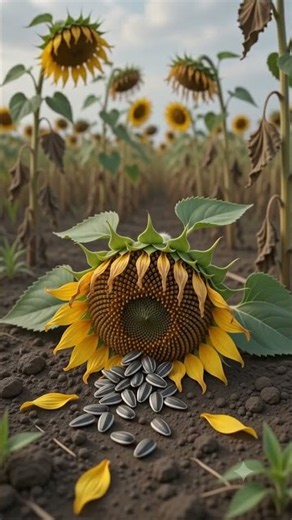 From Seed to Sunflower 🌻✨ | Beautiful Growth Timelapse