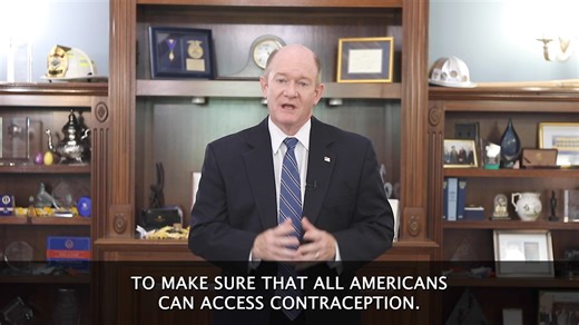 34 reactions · 37 comments | The right to use birth control should be a choice between women and their doctor, and no one else. | U.S. Senator Chris Coons | Facebook