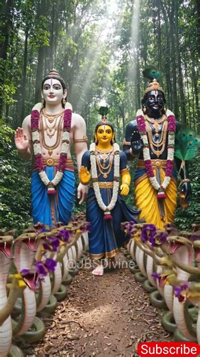 Lord Jagannath in amazon forest with small python snakes #jagannath #jaijagannath