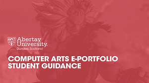 Computer Arts E-portfolio Student Guidance