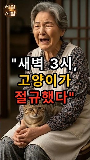 새벽 3시, 고양이가 절규했다 #실화사연 #인생사연 #감동실화 #라디오북 #시니어드라마