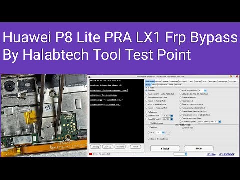 Huawei P8 Lite (PRA LX1) Frp Bypass By Halabtech Tool Test Point