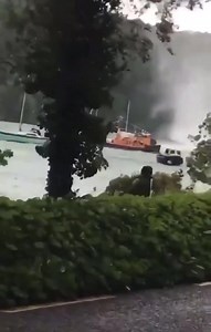 35K views · 195 reactions | Waterspout water spout in Crosshaven in Cork this afternoon as thunderstorms hit parts of the county. | Donegal Weather Channel | Facebook