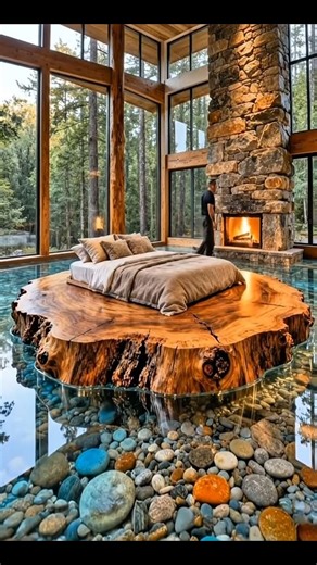 (Luxury): Modern Tree-House Bed Design: Nature Meets Luxury ✨