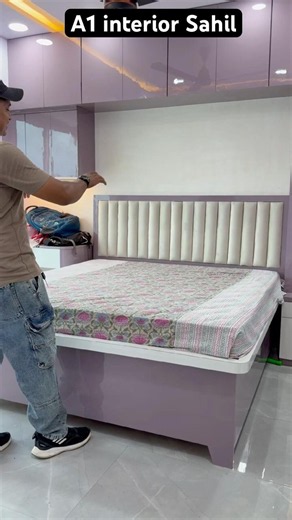 How to do wooden bed !! #bedroomdecor #bed #interiordesign #shorts #viral