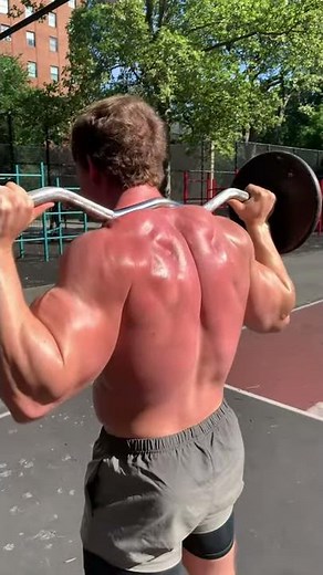 Behind the neck press