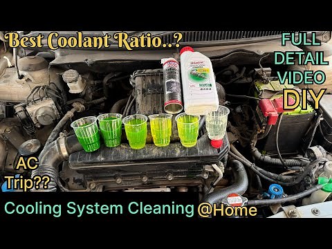Radiator Flush At Home With Liqui Moly Radiator Cleaner | Best Coolant Ratio | Time Interval & Life
