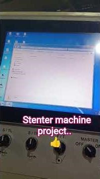 textile finishing Stenter machine program installation done#💯 👍