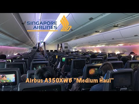 Singapore Airlines Airbus A350 "Medium Haul" Flight Experience | SQ964 Singapore to Jakarta
