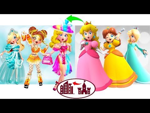 Princesses Peach, Daisy, Rosalina and Pauline: Modern Fashion Evolution | Style wow