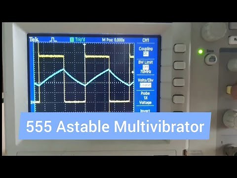 Astable Multivibrator using IC 555 | Circuit diagram | Experiment | Breadboard Diploma | Btech