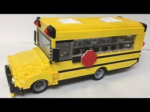 Custom LEGO School Bus