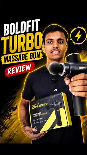 Which is the best Massage Gun for Muscle pain relief? Boldfit Massage Gun #boldfit