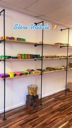 DIY Pipe Shelves Update: A Store Transformation