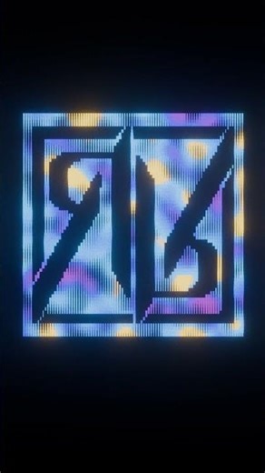 RV Logo — Retro Styled 3D Experiment | Blender