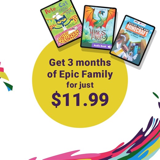 Summer reading is more fun than ever with their favorite characters and series! Get unlimited access to the books kids love most with an Epic Family subscription. Right now it’s 3 months for the price of 1. Offer ends June 15, 2023. Pay USD 3.99 each month for the first three months, then pay $11.99 each month until you cancel. Sales tax may apply. https://www.getepic.com/in/voucher/redeem?code=SUMMER2023 | Epic for Kids | Facebook