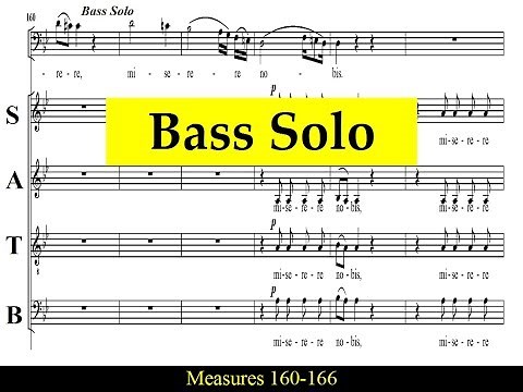 Haydn - Mass in D minor - Nelson Mass - 2b - Qui Tollis - Bass Solo