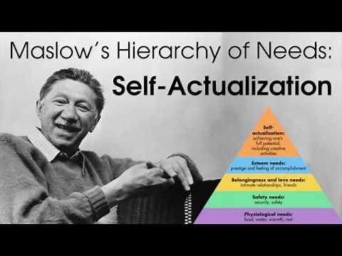 Maslow's Hierarchy of Needs, Self-Actualization and Self-Transcendence