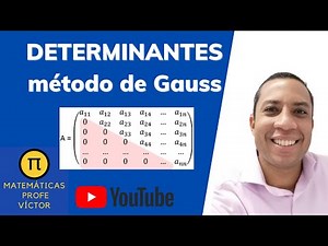 DETERMINANTE de una MATRIZ, MÉTODO GAUSS 5x5 😲 super fácil 💪