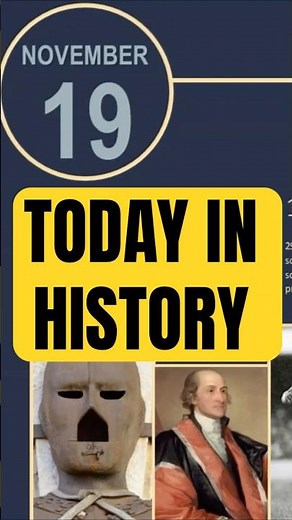 7 Incredible Events on Nov 19 | Today in History