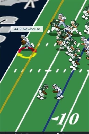 1982 Cowboys vs Jets (highlight) Robert Newhouse touchdown run.