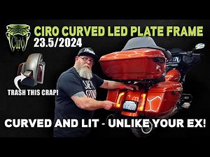 ⚡Upgrade to the Ciro Curved LED License Frame & Toss That Hideous HD Plastic Holder!⚡