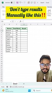 2K views · 43 reactions | IF Function in Excel‼️Day 28 of Excel...