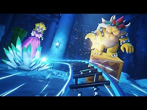 BOWSER'S ICY FORTRESS! Roller Coaster & Dark Ride! (POV) Super Mario Exclusive!