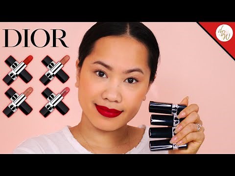 NEW!!ROUGE DIOR REFILLABLE LIPSTICK | ALL 4 FINISHES 999, and more..