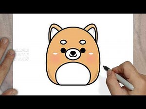 How to Draw Squishmallow Angie the Shiba Inu – Easy Cute Dog Drawing!
