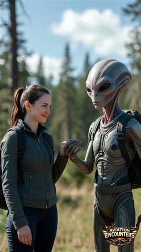 When an Alien Saves a Girl… Wholesome UFO Moment 👽 #Aliens #UFO #AliensOnEarth #UFOShorts