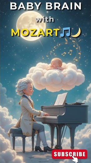 Mozart for Baby Brain Development – Gentle Lullabies & Sleep Music for Babies 🌙🎵 #shorts