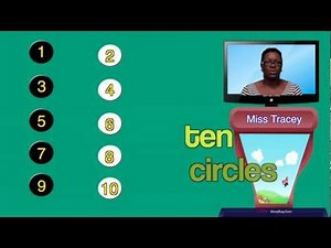Preschool Learning - Counting Black and White Circ