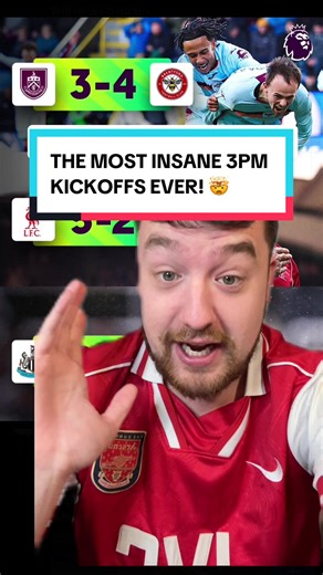 THE MOST INSANE 3PM KICKOFFS EVER! Burnley 3-4 Brentford after Burnley came from 3-0 down, and had 2 goals disallowed! Liverpool 5-2 West Ham thanks to goals from Ekitike, Van Dijk, Mac Allister and Gakpo, and Newcastle 2-3 Everton thanks to Beto’s goal and pickford’s incredible save! #evertonfc #burnleyfc #liverpoolfc #newcastleunited #rorytalksfootball