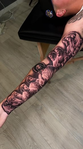 Mexican Religious Tattoos Inspired by Jesus and the Bible