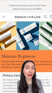 The best time to try R F? When you get free skincare! Spend $199 & get travel-size regimens free. | Rodan Fields